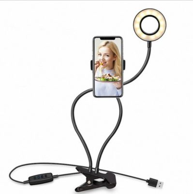 Porta cellulare a clip con luce led