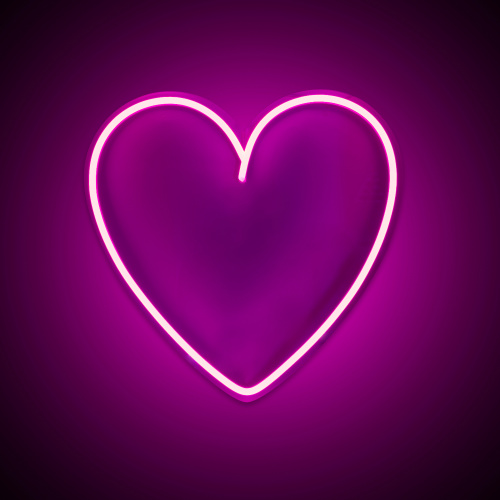 Insegna LED cuore