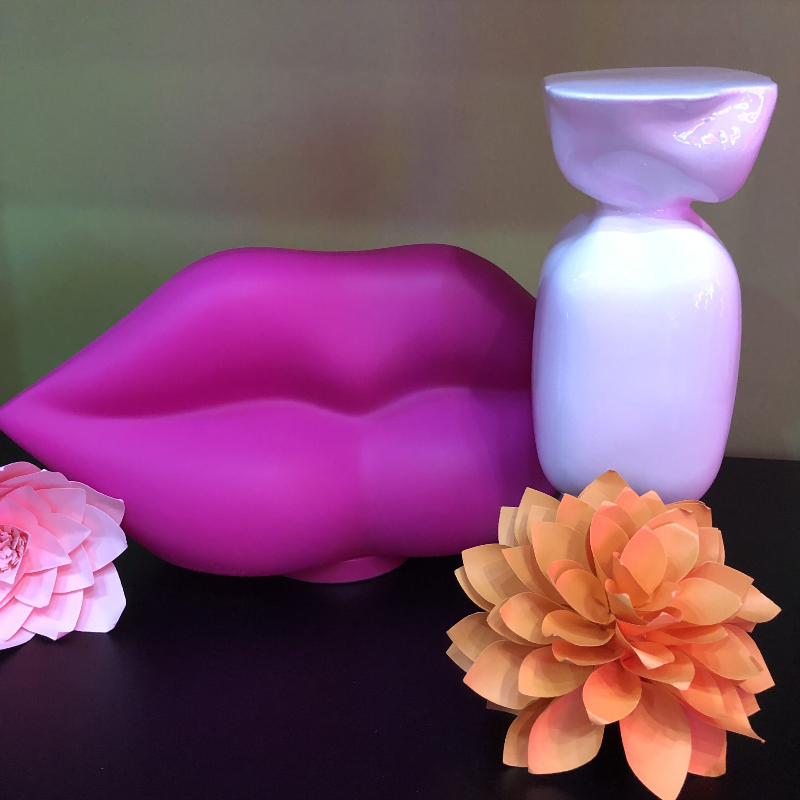 lampada wireless kiss rosa