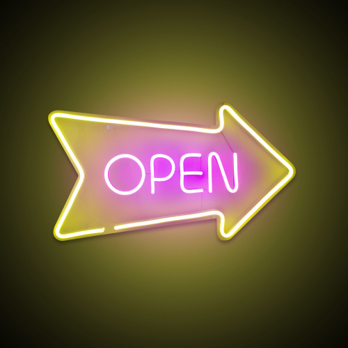Insegna LED open