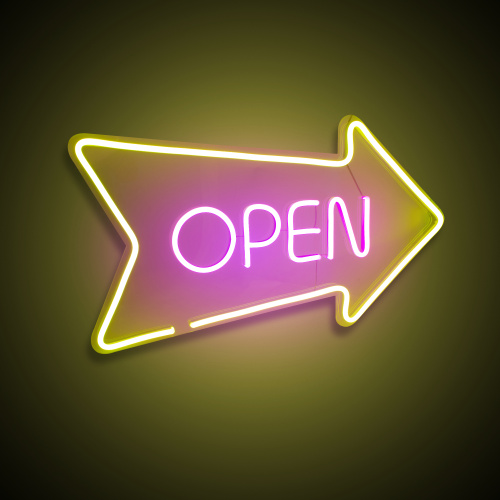 Insegna LED open