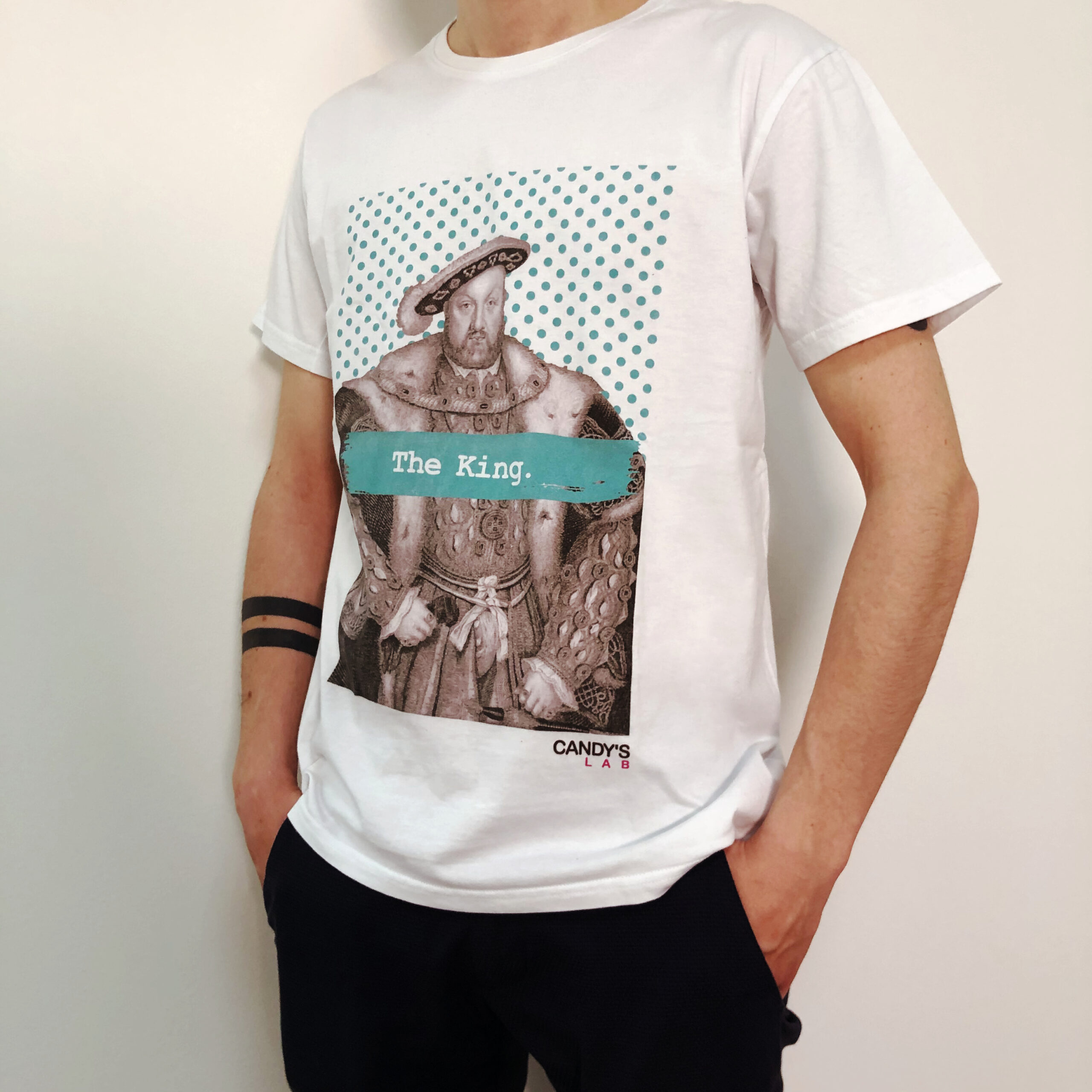T-shirt stampa KING