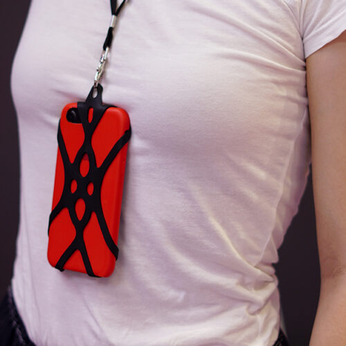 porta cellulare a collana
