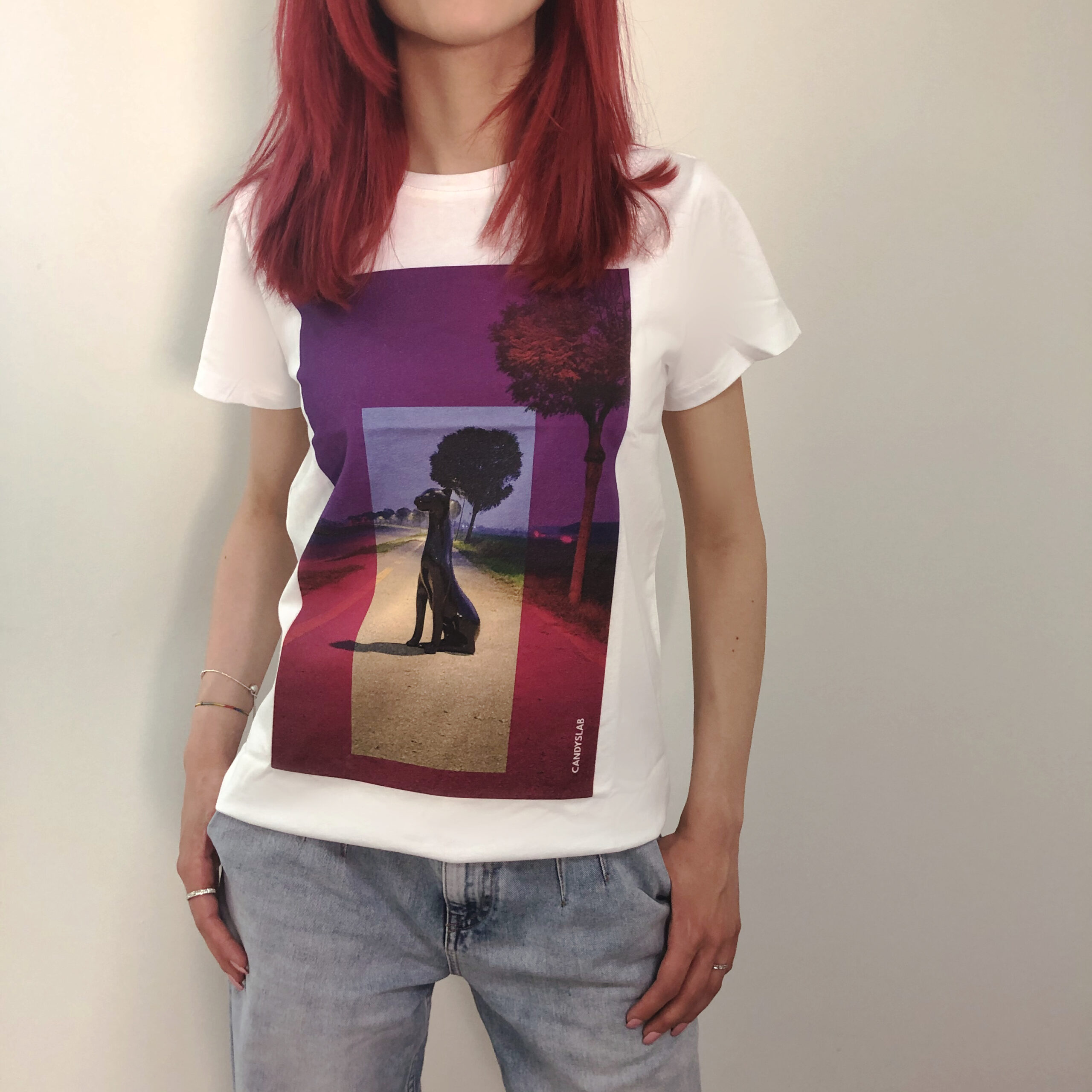 T-shirt stampa PANTERA NERA
