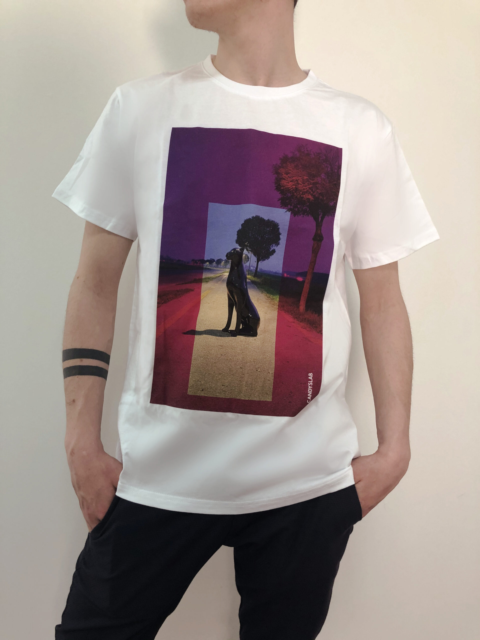 T-shirt stampa PANTERA NERA_Fede